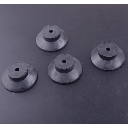 4pcs 48mmx18mm Black Rubber Pad Foot Pads Vibration Isolator Fit for Air Compressors Dropshipping