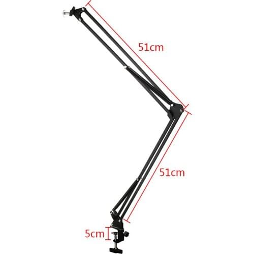 Digital Microscope Surveillance Cameras Desktop Arm Stand Table Mounting Clamp Suspension Scissor Holder