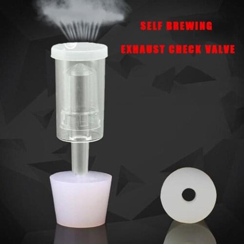 1PC Homebrew Beer Cylinder Fermenter Airlock Brewing Wine For Beer Valve Sealed Check Fermentation Valve Water Exhaust D2Z4