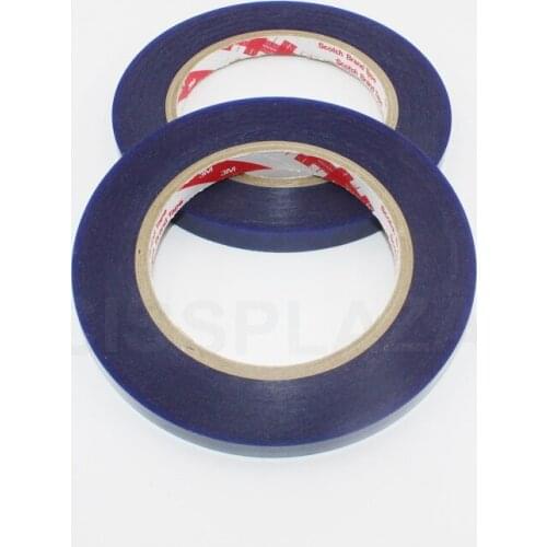 CISSPLAZA 2pcs 3M sealing blue tape for ink inkjet cartridge 100M*10MM