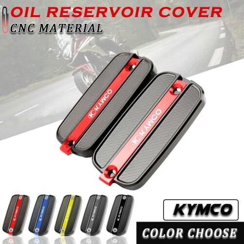 CNC Motorcycle Accessories Master Cylinder Front Brake Fluid Reservoir Cover Cap For KYMCO AK550 AK 550 2017 2018 2019