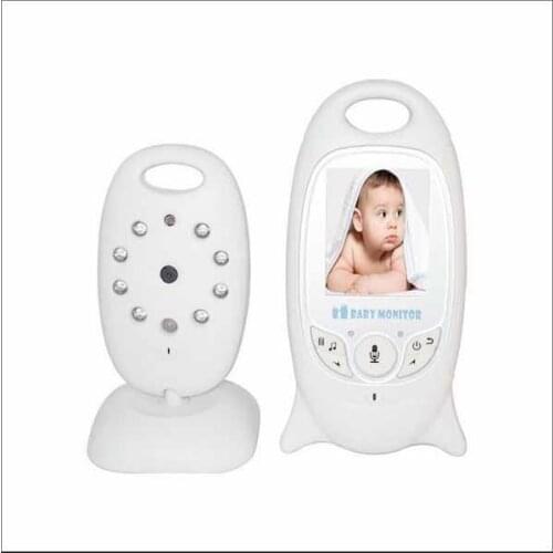 By dhl or ems 5 pieces 2.0 inch Color Video Wireless Baby Monitor Security Camera 2 Way Talk IR Temperature with 8 Lullabies