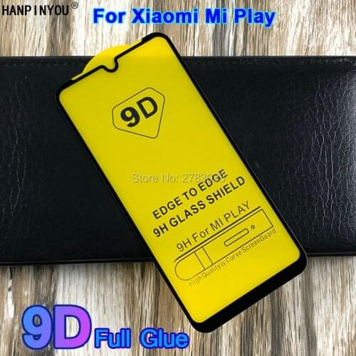 For Xiaomi Mi Play 5.84" 5D 6D 9D Full Glue Cover Toughened Tempered Glass Film Screen Protector Guard
