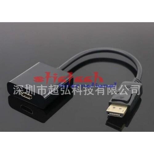 By dhl or ems 500pcs Display Port DisplayPort DP Male to HDMI Female Converter Cable Adapter For Apple Macbook Mac Pro Air