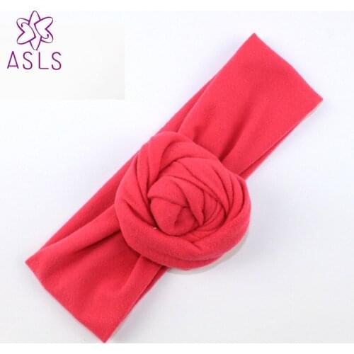 Europe And The United States Children Knot Head With Monochrome Cute Baby Hairband Kids Elastic Headband Nice Gift