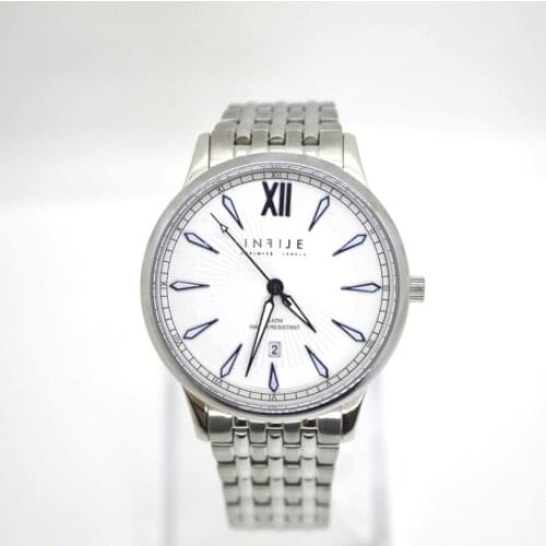 INFIJE- Quartz Watch in Steel with Date - MADE IN ITALY
