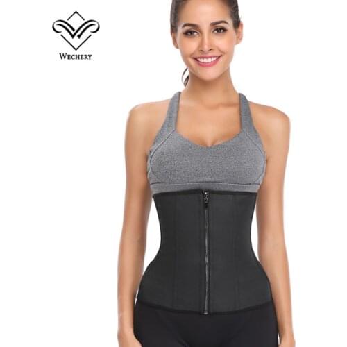 Wechery Latex Waist Trainer Tummy Control Slimming Belt Cincher Waist Shaper Reducing Belts Plus Sizes for Women Female