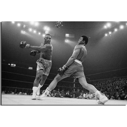 Muhammad Ali Vintage Poster Canvas Prints Unframed Painting For Living Room Decor