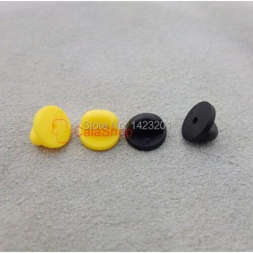 Rubber Lapel Hat Tie Tac Tack Pin Back Holder Clasp for Sports 2 color T33E1 T33C1 2 Free Shipping