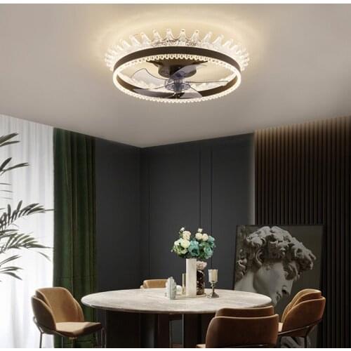 Ceiling fan lamp modern led leafless ceiling fan lamp remote control bedroom ceiling fan restaurant ceiling fan lamp