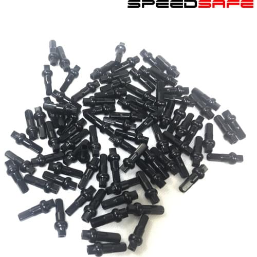 Super light Pillar 18mm DSN double square nipples aluminum alloy pro black red 0.4g/pc 14G road racing bicycle MTB XC bike part