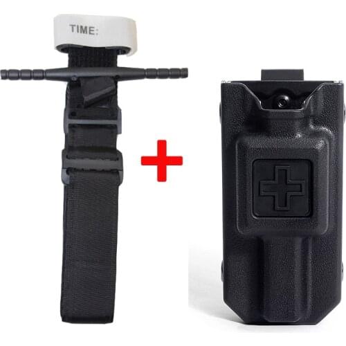 Outdoor Tactical Survival Kit Tourniquet Pouch Military First Aid Hemostasis Medical Belt Bag Gear EMT Emergency System Sets