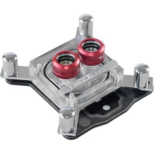 G1/4 Thread Waterblock Acrylic Copper Water Cooling CPU Radiator Heatsink Block New