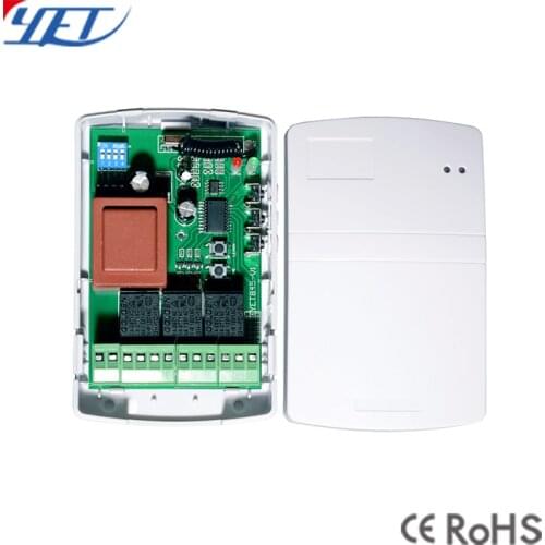 Free Shipping cost!! 20 pcs 433.92mhz 220v Garage Roller Shutter Door Receiver Box Fixed/Rolling code