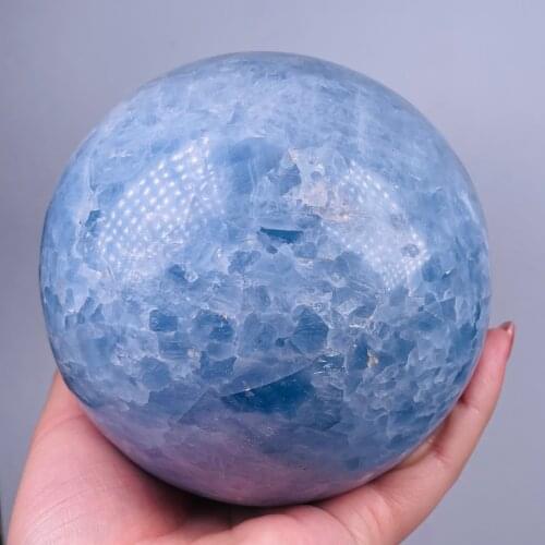 Large Size!!Natural Kyanite Ball Crystal Stone Sphere Great for Meditation Home Decoration Chakra Reiki