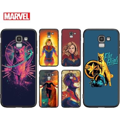 Captain Marvel For Samsung Galaxy J8 J7 J6 J5 J4 J3 J530 j730 Duo Core EU Prime Star 2018 2017 2016 Phone Case
