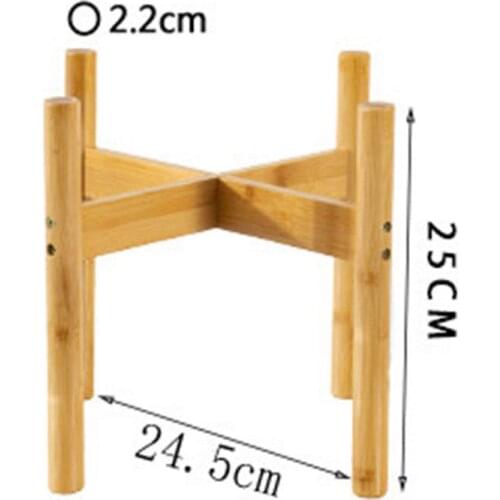 Bonsai Plant Stand Plant Holder Mid Century Wood Modern Flower Potted Holder Rack For Indoor Outdoor