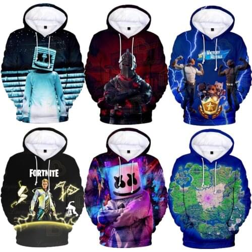 Children Hoodie Fortnite Battle Royale Shoot Game 3D Print Sweatshirt Clothing Harajuku Jacket Cute Kids Hero Boys Girls Tops