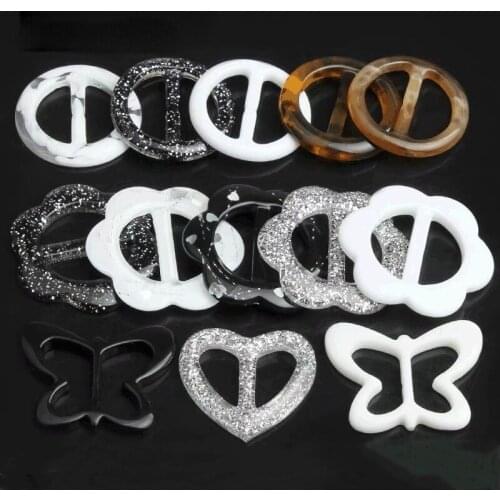 Waist Buckle Buttons for Clothing Snaps for Clothes DIY Accessories Decorative Silk Ribbon Silk Scarf Clothes Adjusting Buckle