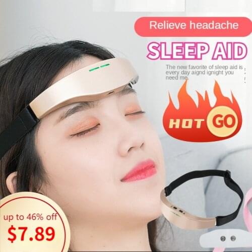 Multipurpose Electric Head Massager Sleep Monitor Migraine Relief Massager Insomnia Therapy Release Stress Sleep Therapy Device