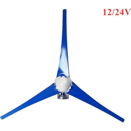 12/24V 800W 3 Blades Max Power Wind Turbine Generator Kit Windmill Wind blades Controller Charge Generator for Marine Light Land