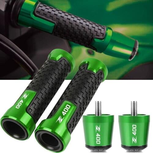 Motorcycle Handlebar Grips Ends Handle Bar Cap End Cap Plug For Kawasaki Ninja 400 Ninja400 Z400 2018 2019 2020 2021 2022