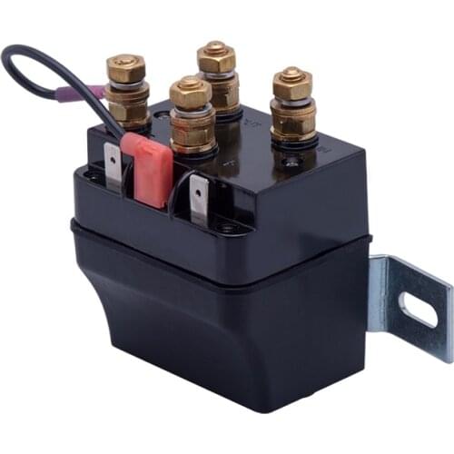 New Arrival Universal 12V Solenoid Relay Contactor Winch Rocker Switch Thumb For ATV/UTV Hot