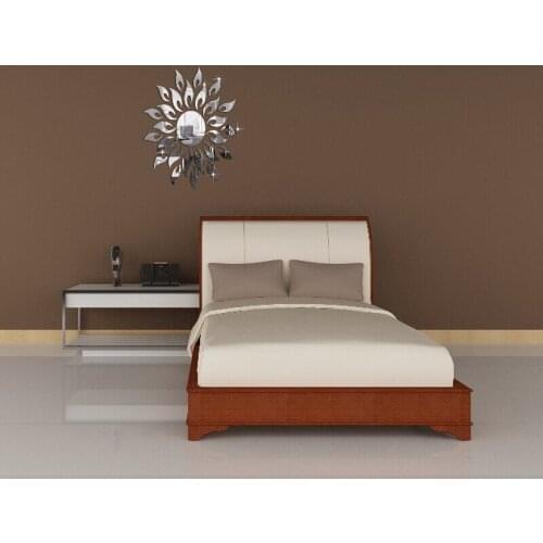 New acrylic mirror 3d wall stickers diy sticker europe large pattern adesivo de parede home decor kitchen