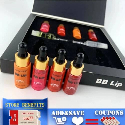 New Kissum BB Lip Cream Glow Serum Semi Permanent Lips Coloring Pigment Lip Tint Gloss for Lip Printing and Moisturing