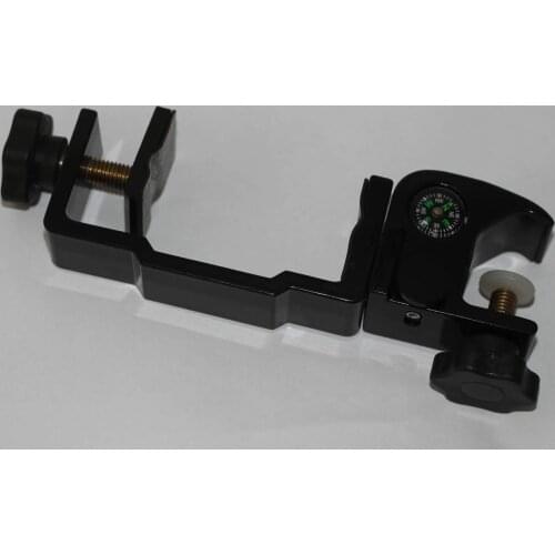 NEW Pole Clamp with compass & Open Data Collector Pole Cradle Bracket GPS total station