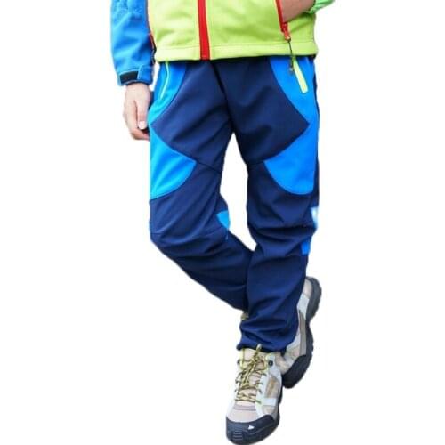 IIMADFWIW 2017 Autumn Winter Childrens Clothing Fleece Keep warm Pants For Boy Casual Trousers Kids Boys Girls Pants