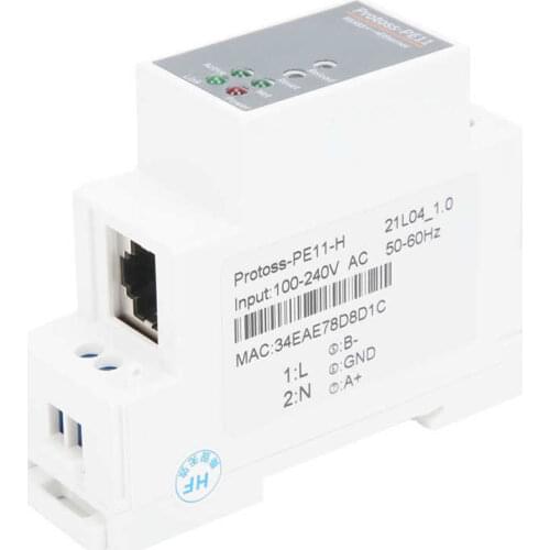 RS485 to Ethernet Serial Server Rail-Mounting Router 100-240VAC PE11-H for FreeRTOS