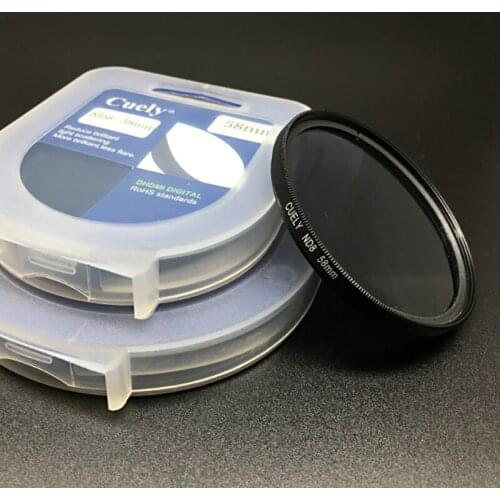 ND8 Reducer 40.5mm 49mm 52mm 55mm 58mm 62mm 67mm 72mm 77mm 82mm Gray lens