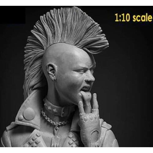 Unassambled 1/10 Punks not dad MAN BUST Resin figure miniature model kits Unpainted