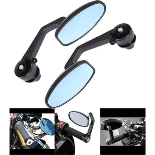 7/8" Bar End Rearview Mirrors for Ducati Streetfighter Elefant Hypermotard