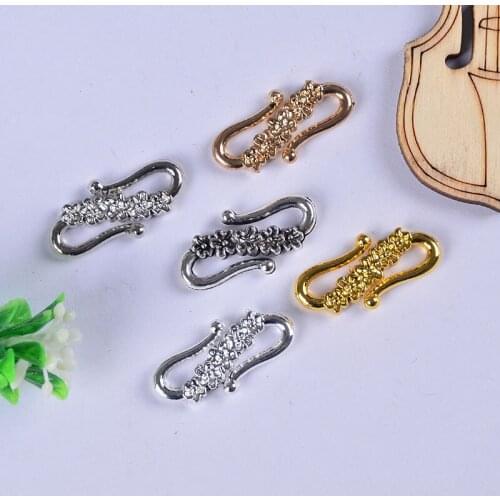 10pcs ZHU RU 12*25mm DIY Chunky Two-way bending hook Pendant Jewelry Findings Charms Handmade Necklace Girls Kids Accessory