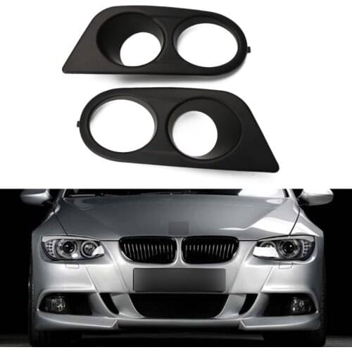 2pcs Dual Hole Air Duct Fog Light Covers For BMW E46 M3 2001-2006 Front Bumper