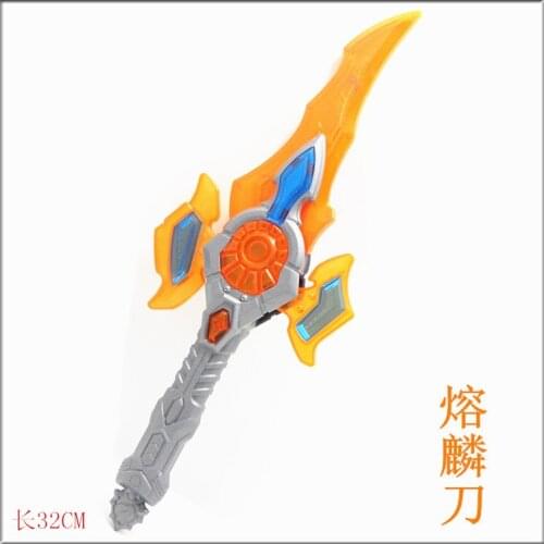 Armor Warrior With Tile Equipment Unique Acousto-optic Boy Gift Toys Melt Our Knife Sword Weapon Category Plastic 5-7 Years