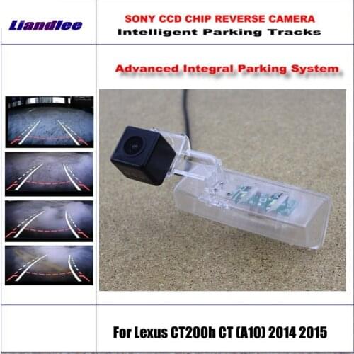 Auto Backup Rear Reverse Camera For Lexus CT200h/CT (A10) 2014 2015 HD Intelligent Parking Tracks CAM
