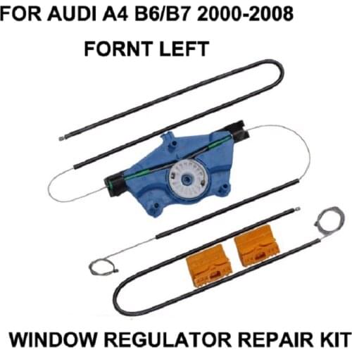 NEW!CAR PARTS FOR AUDI A4 B6/B7 ELECTRIC WINDOW REGULATOR REPAIR KIT FRONT LEFT N/S 2000 2001 2002 2003 2004 2005 2006 2007 2008