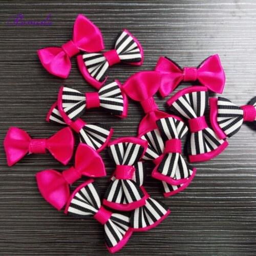 FREE SHIPPING--50pcs 4x2cm Wedding Table Decoration Bowknot ,DIY Party Decoration,Fabric Bowknot