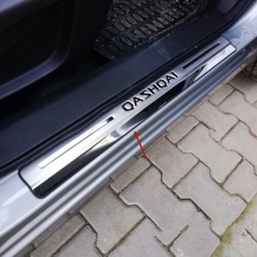 For Nissan QASHQAI 2016-2020 stainless steel Threshold bar welcome pedal anti-scratch protection car accessories