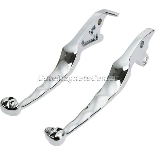 Chrome Clutch Brake Hand Levers Replacement Aluminum Motorbike Brake For 1990-2004 Suzuki Intruder 1400 Suzuki Motorcycle Parts