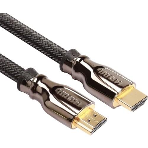 TRANSCTEGO Hdmi Cable New Version Mini HDMI 2.0 Line Metal 4K Cable TV Connection Line High Definition 1m 1.5m 2m 3m 5m