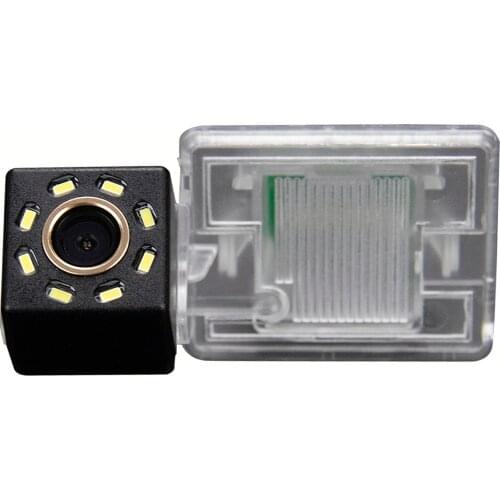 Misayaee Car Rear View Reverse Parking Camera Golden 8 LED for Mercedes W177 X156 W167 X253 X254 C253 2018-2020