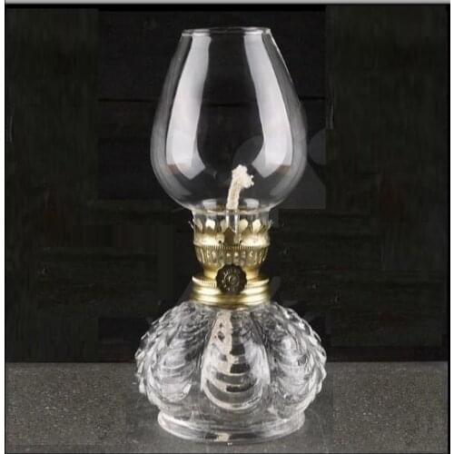 Height19cm Nostalgia Classic Kerosene Lamp Decoration Props Lantern Oil Lights Vintage Night Lights Lamp