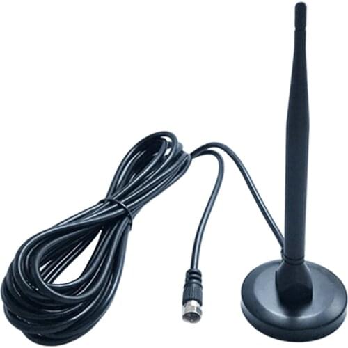 Indoor 5DBi TV Antenna, 1.5m Cable, Compatible for DVB-T2 HDTV Easy to Install