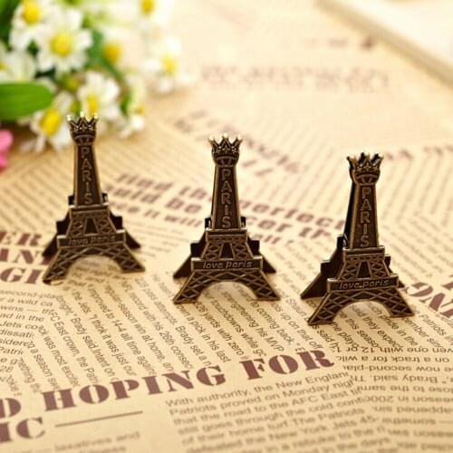 Eiffel Tower Wedding Gift Wedding Seats Clip Creative Name Card Note Picture Memo Photo Clip Holder