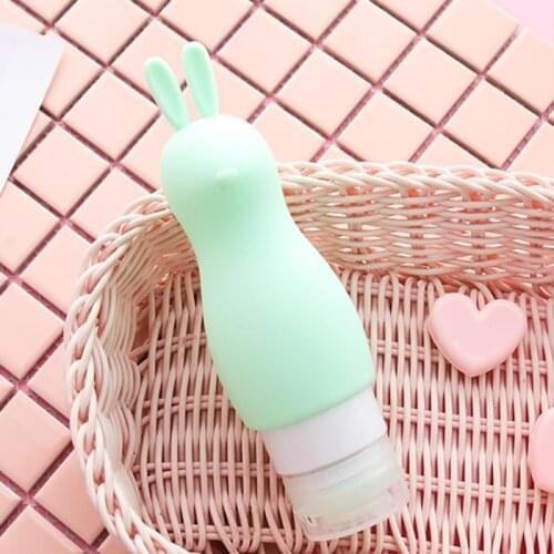 Press Type Silicone Refillable Bottles Shampoo Bath Bottle Travel Portable Multipurpose Adorable Animal Bottle TSLM1