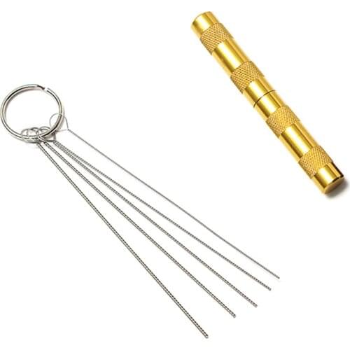 11pcs Airbrush Cleaning Pot Needle Nozzle Brush Set Paint Glass Jar Bottles Filter Frosted Spray Gun Cleaner Tools Kit